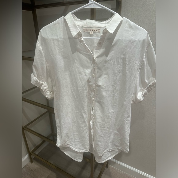 Xirena Channing Shirt in White Size Small - Picture 7 of 11